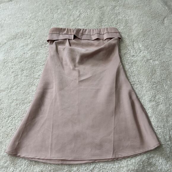 Princess Polly Dresses & Skirts - Princess Polly Phillipa Pink Strapless Mini Dress Preppy College City Glam Sz 2